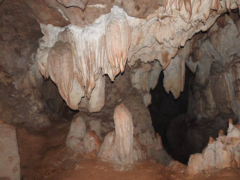 caving