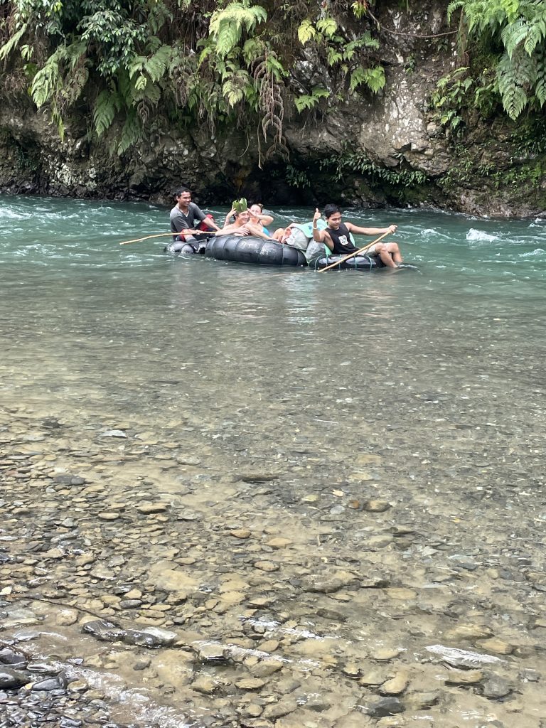 Traditional rafting