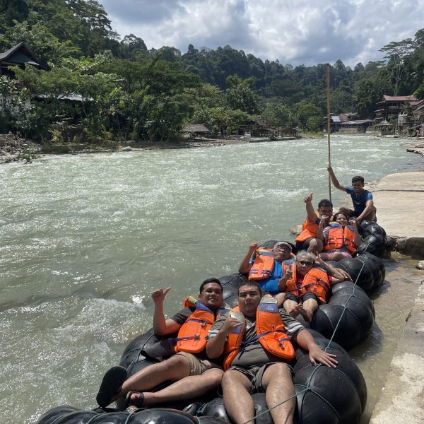 Traditional rafting